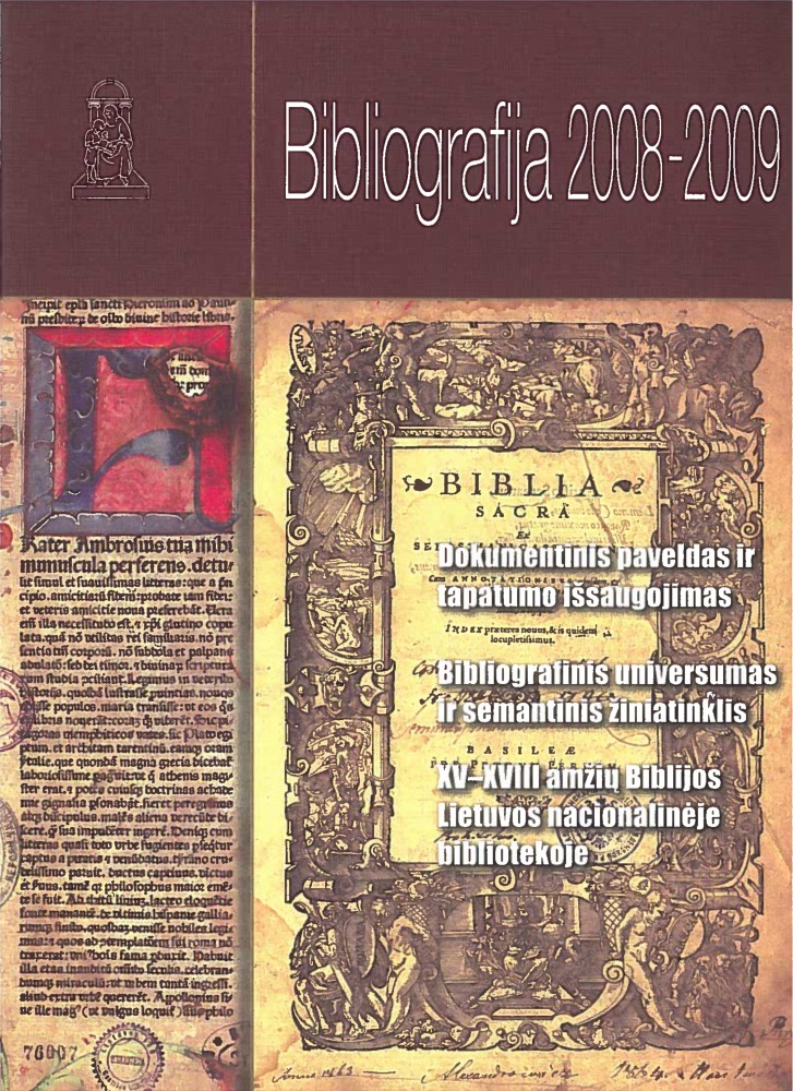 					View Bibliografija 2008–2009
				