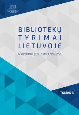 Bibliotekų tyrimai Lietuvoje : mokslinių straipsnių rinkinys. T. 3.