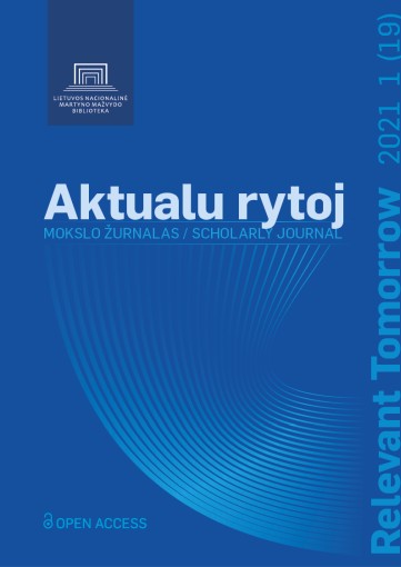 Aktualu rytoj, 2021, t. 1, Nr. 19